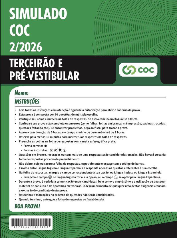 Caderno do Simulado COC