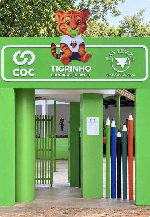 Entrada do COC Tigrinho